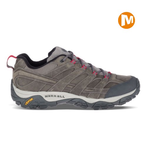 Pánské Trekové Boty Merrell Moab 2 Prime Waterproof Šedé (CZ. HOARE)